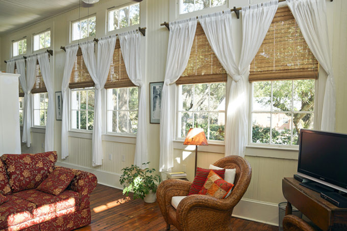 Our retreat in the oaks. (Photo credit: Webb School House)