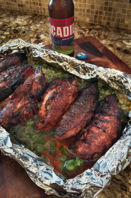 Char-grill the ribs before braising and baking in beer.