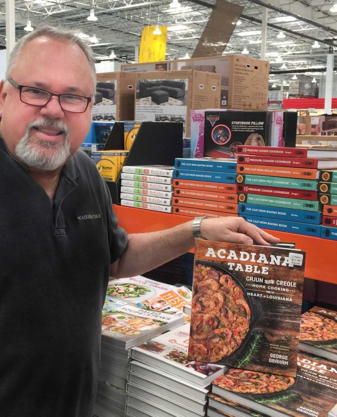 Costco now has the Acadiana Table cookbook in-store at all Louisiana stores: Lafayette, Baton Rouge, and New Orleans.