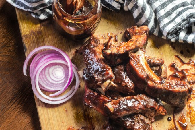 Sauced to perfection, my Baby Back Ribs are layered with flavor. (All photos credit: George Graham)
