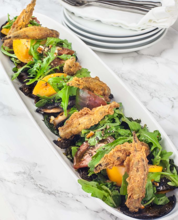 Portobello and Arugula Salad Earthy, healthy, and full of flavor.