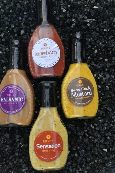 Hanley's Dressings Hanley's bottles a line-up of dressings including their most popular Sensation.