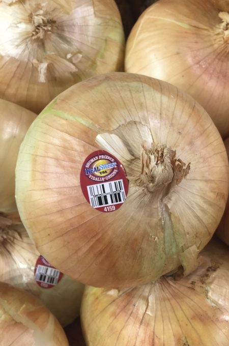 Vidalia onions in this Cajun recipe.