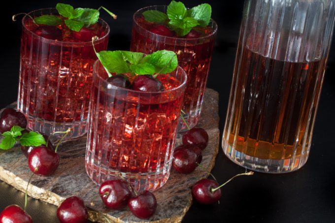 Shine on with this tasty Southern tradition--Cherry Bounce.