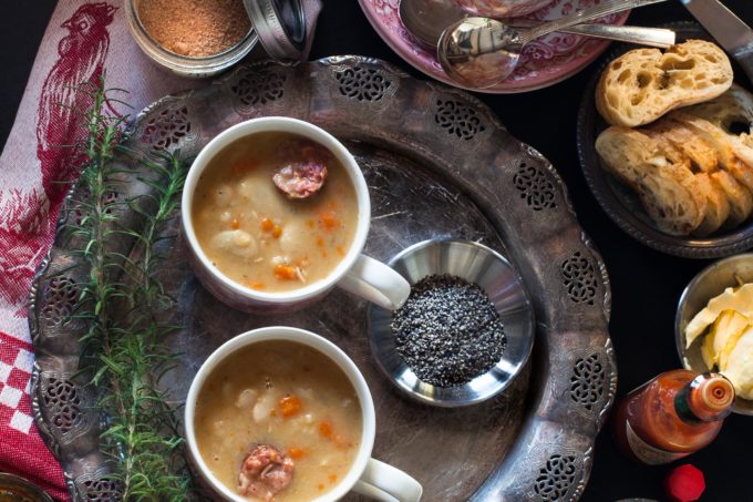 Back to basics with a bowl of bean soup. (All photos credit: George Graham)