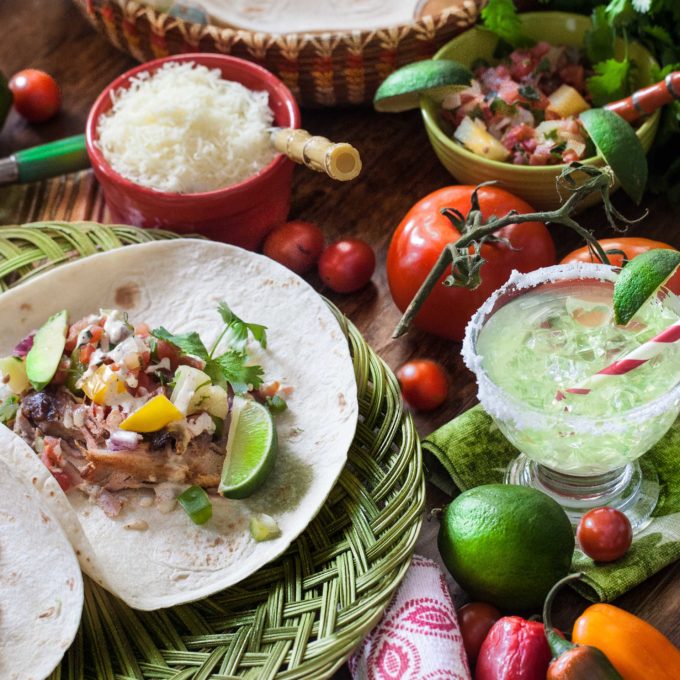 Festive and fun, dinner becomes a party with my Pulled Pork Tacos.