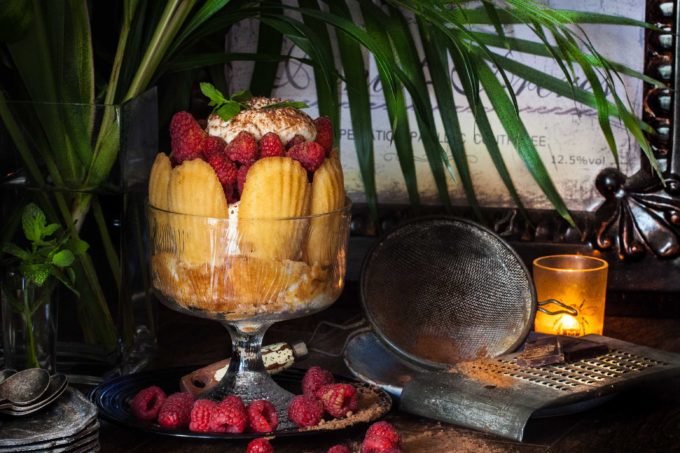 Layers of texture and flavor work together in this classic Raspberry Trifle dessert. (All photos credit: George Graham)
