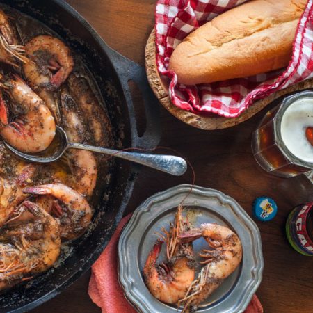 These BBQ Shrimp are bathed in butter and herbs. (All photos credit: George Graham)