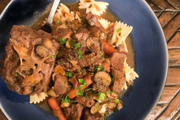 A unique take on a French classic: Venison Bourguignon. (All photos credit: George Graham)