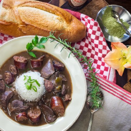 Wild Duck Gumbo—a duck camp favorite. (All photos credit: George Graham)