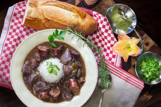 Wild Duck Gumbo—a duck camp favorite. (All photos credit: George Graham)