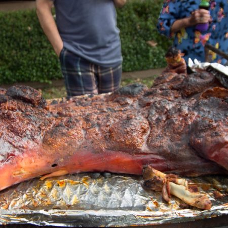 Whole suckling pig roasted to perfection. (All photos credit: George Graham)