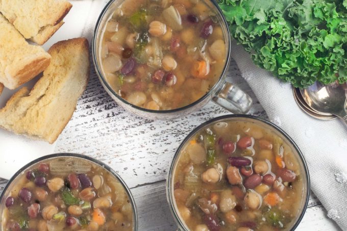 This 5-Bean Kale Soup delivers a wallop of flavor. (All photos credit: George Graham)