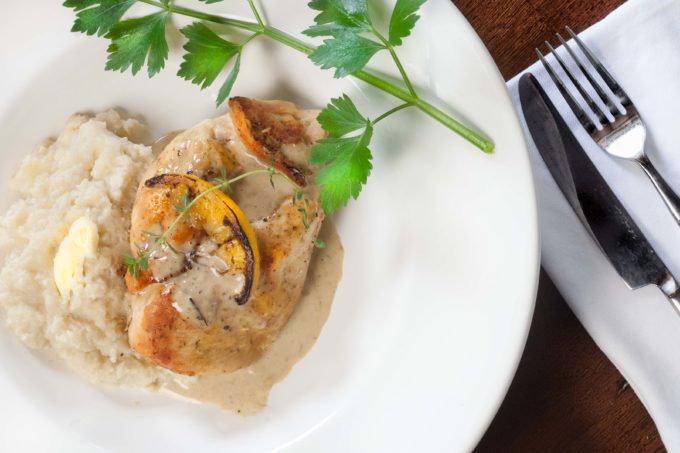 A light and delicate dish, this chicken recipe brings on the flavor. (All photos credit: George Graham)