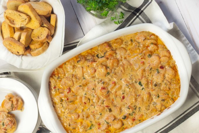 Spicy, creamy with the flavor of Gulf seafood, this Hot Cajun Shrimp Dip is a tasty party dish. (All photos credit: George Graham