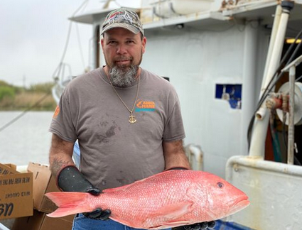 Captain Lance Nacio owner of Anna Marie Seafood is listed on Louisiana Direct Seafood and can supply you with red snapper. (Photo credit: Internet archive)
