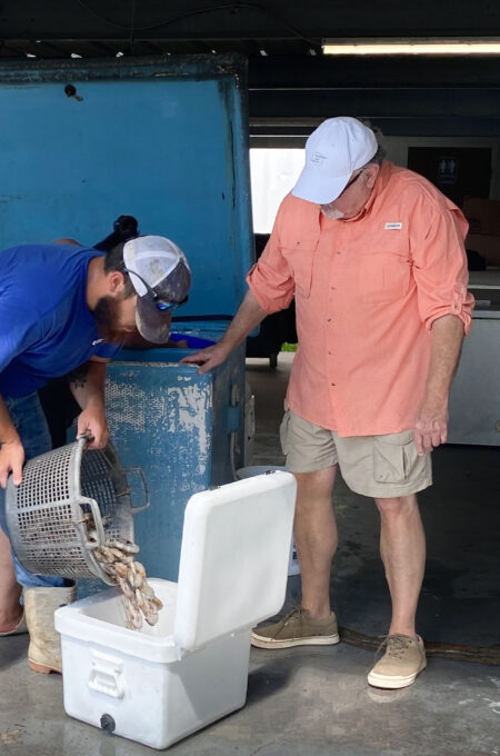 I love buying shrimp from Cheryl Granger's house; it couldn't be fresher. (Photo credit: Roxanne Graham)