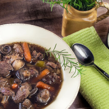 The depth of flavor comes from beef simmered in beer thickened with dark Cajun roux. (All photos credit: George Graham)
