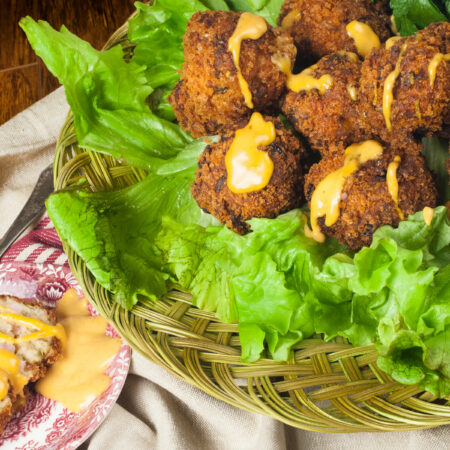 Shrimp Boulettes are a Cajun delight. (All photos credit: George Graham)