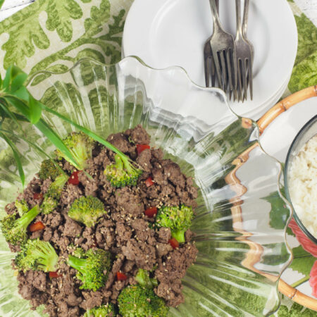 Beef and Broccoli with Jasmine Rice