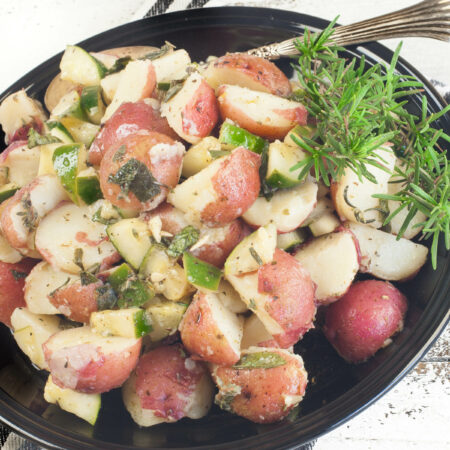 Exciting flavors to discover in this Herbed Potato Salad recipe. (All photos credit: George Graham)