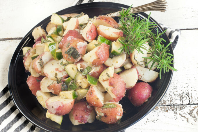 Exciting flavors to discover in this Herbed Potato Salad recipe. (All photos credit: George Graham)