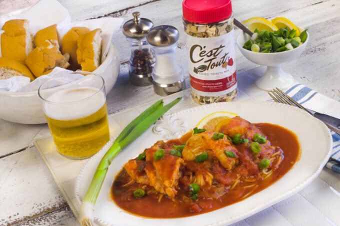 C'est Tout Dried Trinity Mix makes this Catfish Creole recipe quick and easy. (Photo credit George Graham)