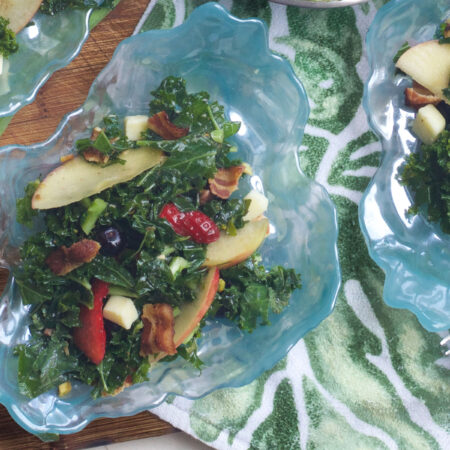 Kale Salad with Sweet Dijon Vinaigrette